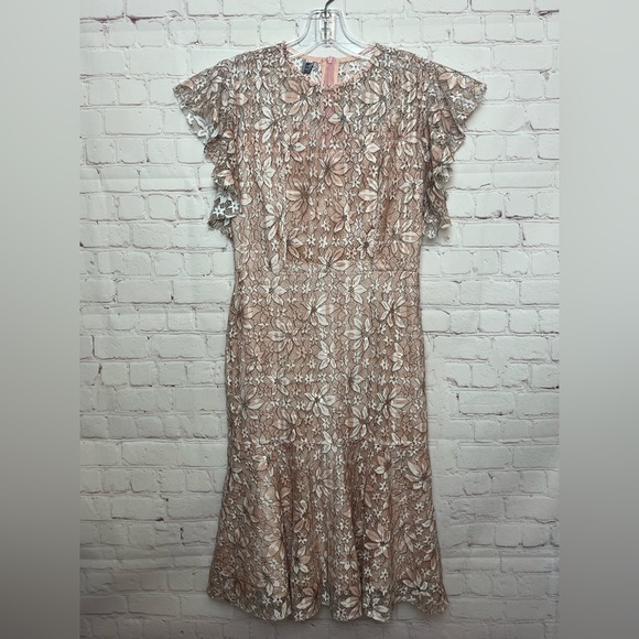 Aizhe Floral Lace Dress - Picture 1 of 13